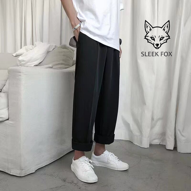 Autumn Trendy Korean Style Drooping Pants Men