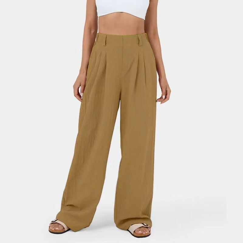 Pants Pure Cotton Women's High Wais Pants