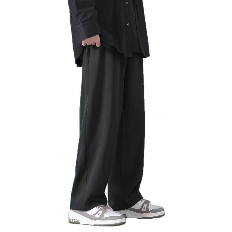Ice Silk Pants Men's Pants Summer Thin Loose