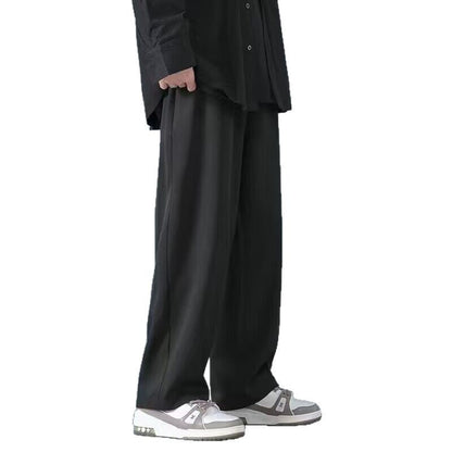 Ice Silk Pants Men's Pants Summer Thin Loose