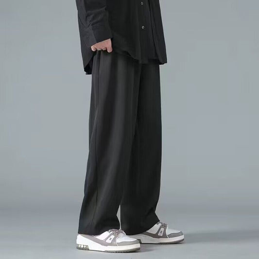 Ice Silk Pants Men's Pants Summer Thin Loose