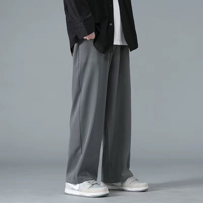 Ice Silk Pants Men's Pants Summer Thin Loose