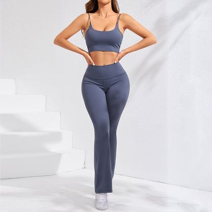 Women's Solid Color Casual High Waist Yoga Pants